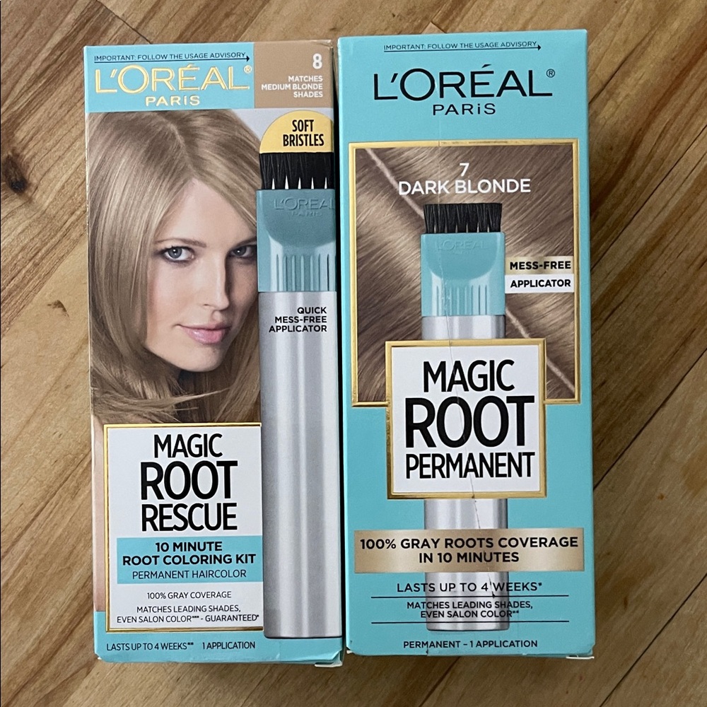 L'Oreal Magic Root Permanent - Dark Blonde and medium Blonde